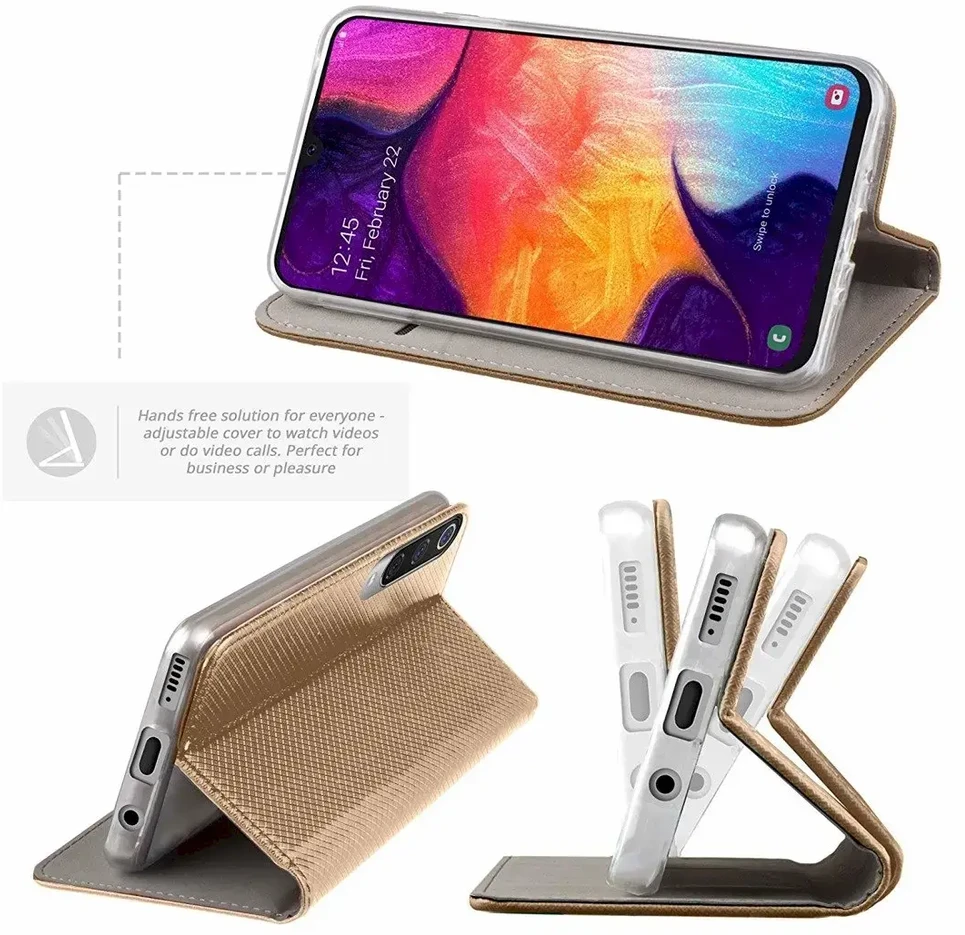 „Fusion Accessories“ „Fusion“ magnetinis dėklas, skirtas „Xiaomi Mi Note 10“, auksinis