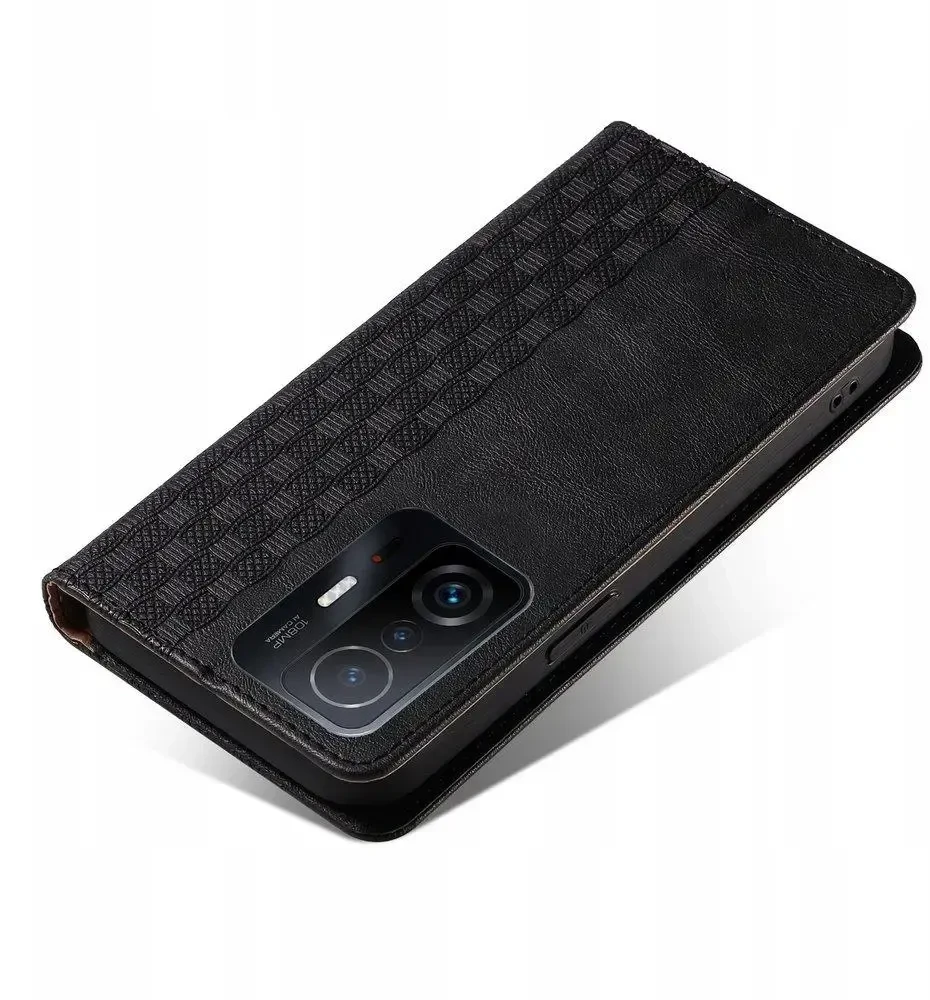 „Fusion Accessories“ „Fusion Magnet Strap“ telefono dėklas su dirželiu, skirtas „Samsung Galaxy A23 5G“ (A236), juodas
