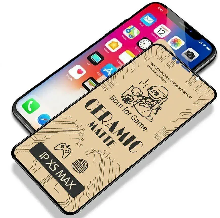 Fusion Accessories Fusion Matte Ceramic matinė plėvelė telefonui skirta Apple iPhone 14 Pro Max juodas