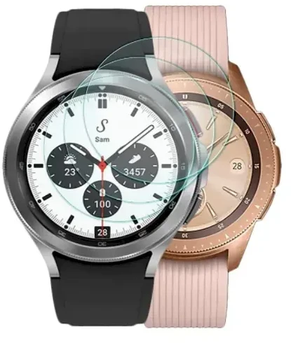 Fusion Accessories Fusion Nano 9H grūdintas stiklas pilnai uždengtas Samsung Galaxy Watch 4 Classic 46mm