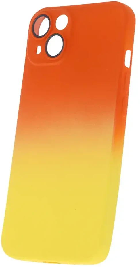 „Fusion Accessories“ „Fusion Neogradient 1“ silikoninis galinis dėklas, skirtas „Xiaomi Redmi 12C“ | „Redmi 11a“ oranžinis - geltonas