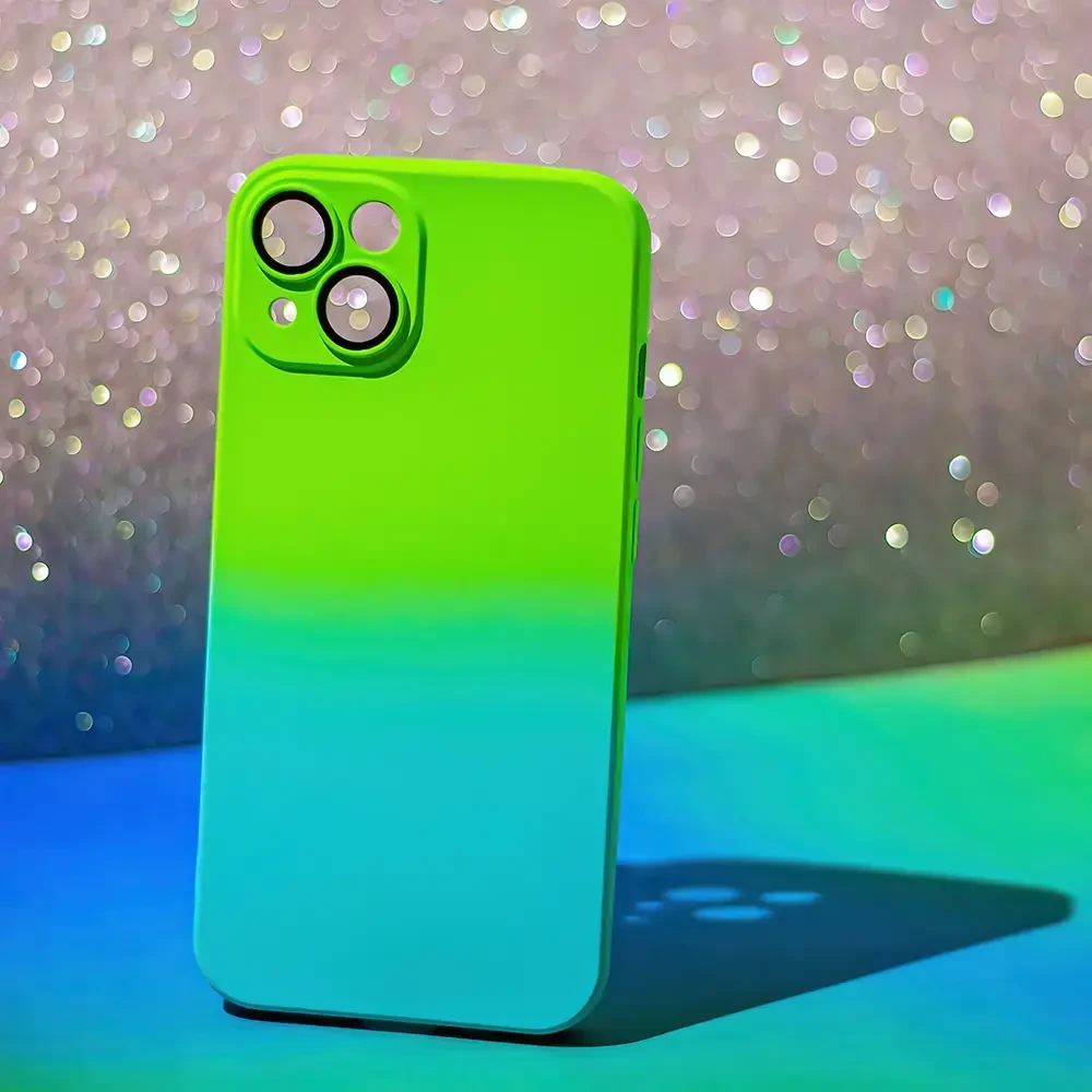 Dėklas Fusion Accessories Fusion Neogradient 3 phone case for iPhone 7 | iPhone 8 | iPhone SE (2020) | iPhone SE (2022) žalias mėlynas