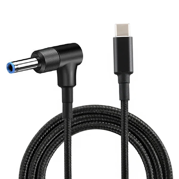 Fusion Accessories "Fusion" nešiojamojo kompiuterio USB-C įkrovimo kabelis su HP 4.5x3.0|0.6 mm | 18,5 V-20 V | 100 W | 1,8m