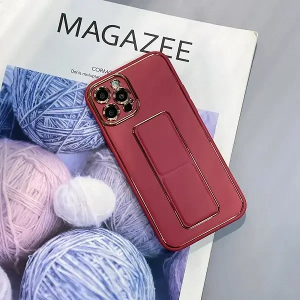 „Fusion Accessories Fusion“ naujas telefono dėklas su stovu, skirtas „Samsung Galaxy A53 5G“ (A536), raudonas