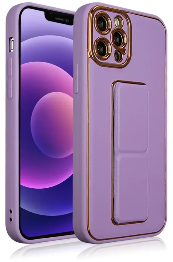 Fusion Accessories Fusion naujas telefono dėklas su stovu, skirtas Samsung Galaxy A53 5G (A536), violetinė
