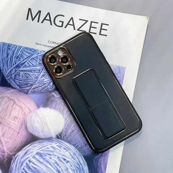 „Fusion Accessories“ „Fusion“ naujas telefono dėklas su stovu, skirtas „Samsung Galaxy A53 5G“ (A536), juodas