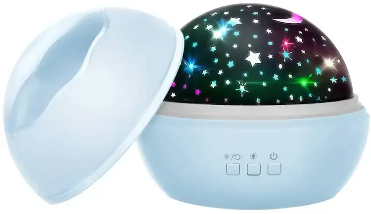 „Fusion Accessories“ naktinė lempa su projektoriumi „Mėlynas“