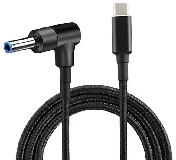 Fusion Accessories „Fusion“ priedai USB-C -> HP 4,5x3,0 | 0,6 mm | 18,5–20 V | 100 W | 1,8 m