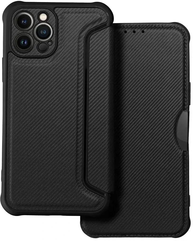Fusion Accessories „Razor Book“ dėklas Xiaomi Redmi 12C Juodas