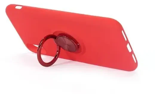 „Fusion Accessories“ „Fusion“ žiedinis telefono dėklas su stovu, skirtas „iPhone 12 Pro Max“, raudonas