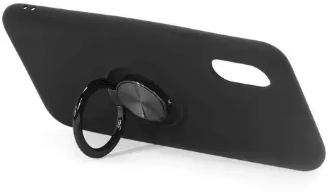 „Fusion Accessories“ „Fusion“ žiedinis telefono dėklas su stovu, skirtas „iPhone 12 Pro Max“, juodas