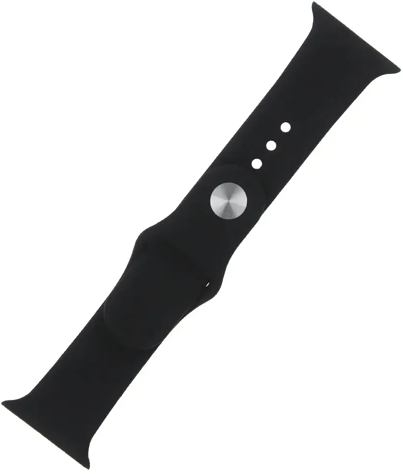 Fusion Accessories 38/40/41/mm juodas silikoninis dirželis S/M