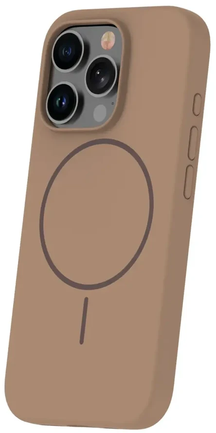 „Fusion Accessories“ plonas „Fusion“ silikoninis telefono dėklas su „MagSafe“ palaikymu, skirtas „iPhone 16 Pro“, rudas