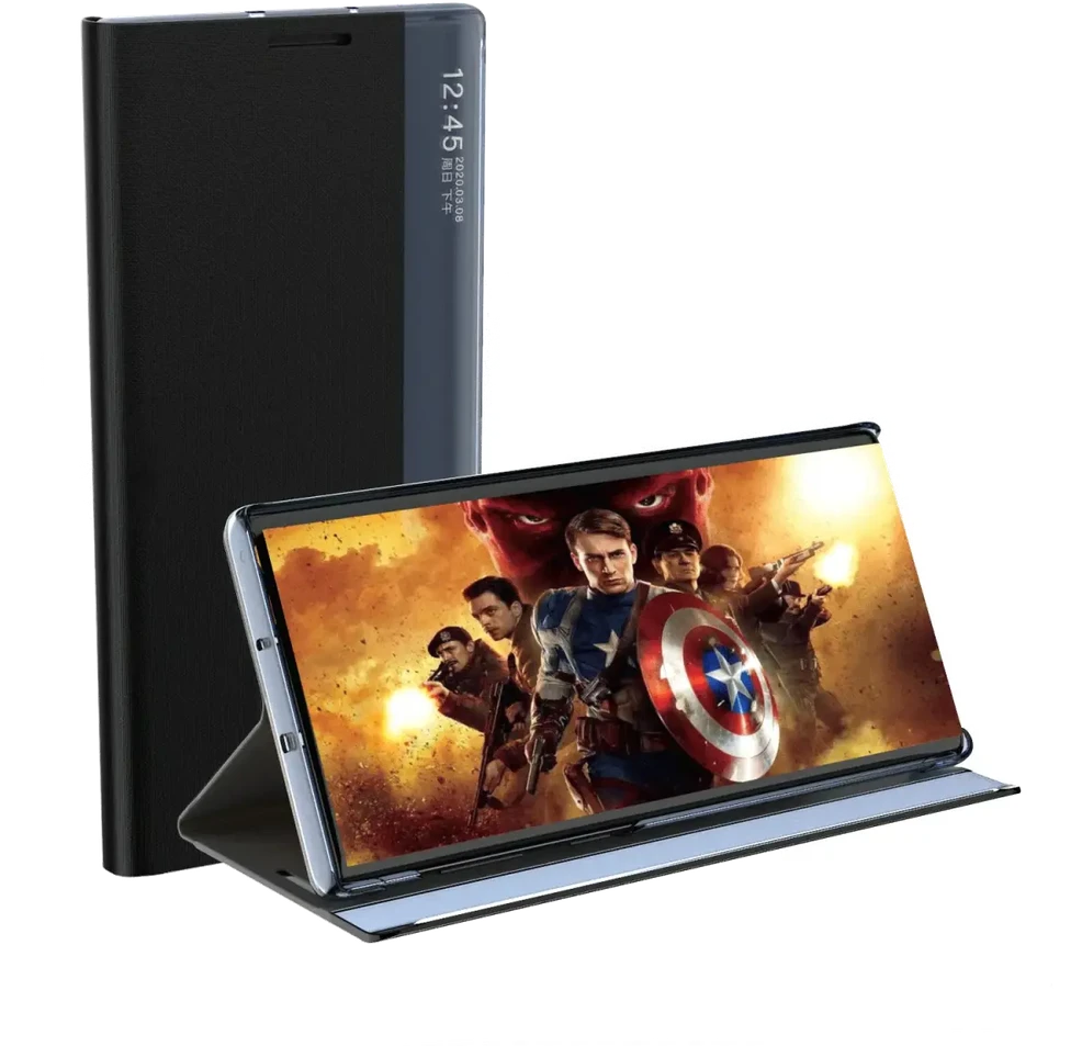 „Fusion Accessories“ „Sleep Booke“ dėklas, skirtas „Samsung Galaxy A54 5G“, juodas