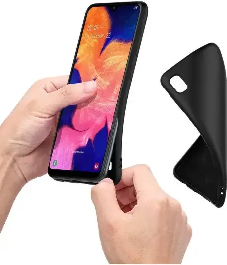 Fusion Accessories „Minkštas matinis galinis dėklas Galaxy A25 5G“ juodas