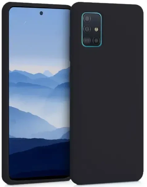 Fusion Accessories „Minkštas matinis galinis dėklas Galaxy A25 5G“ juodas