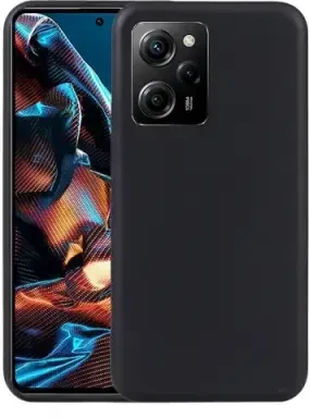 Dėklas Fusion Accessories Soft Matte phone case for Redmi Note 12 Pro | Poco X5 Pro juodas