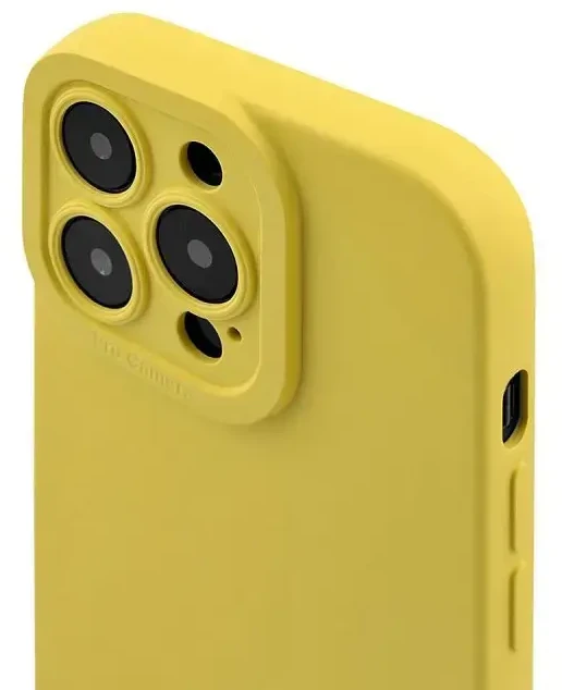 Dėklas Fusion Accessories Fusion Softy protect silicone case for Apple iPhone 14 Pro Max yellow