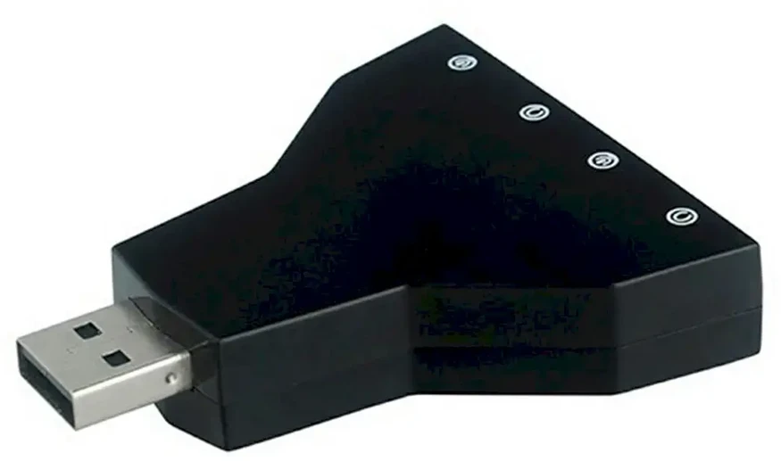 Fusion Accessories Fusion garso plokštė USB | 7.1 | reguliuojamas garsumas | mikrofonas
