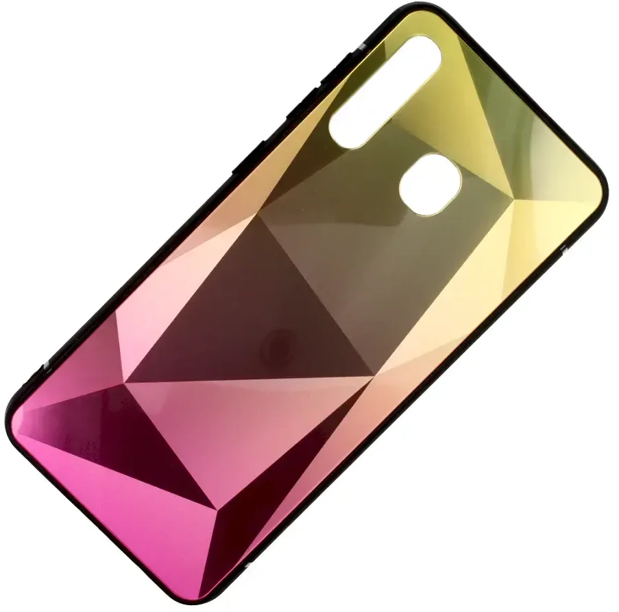 Dėklas Fusion Accessories Fusion Priedai "Stone Ombre Back Case Apple iPhone 11 Pro" Geltona-rožinė