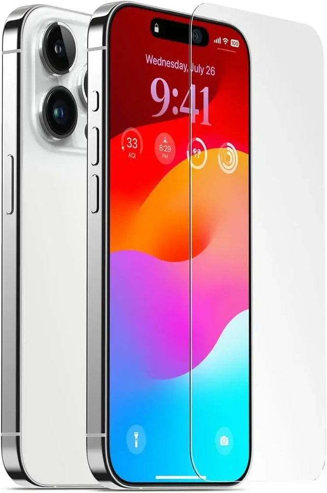 Fusion Accessories Grūdinto stiklo ekrano apsauga iPhone 15 Pro