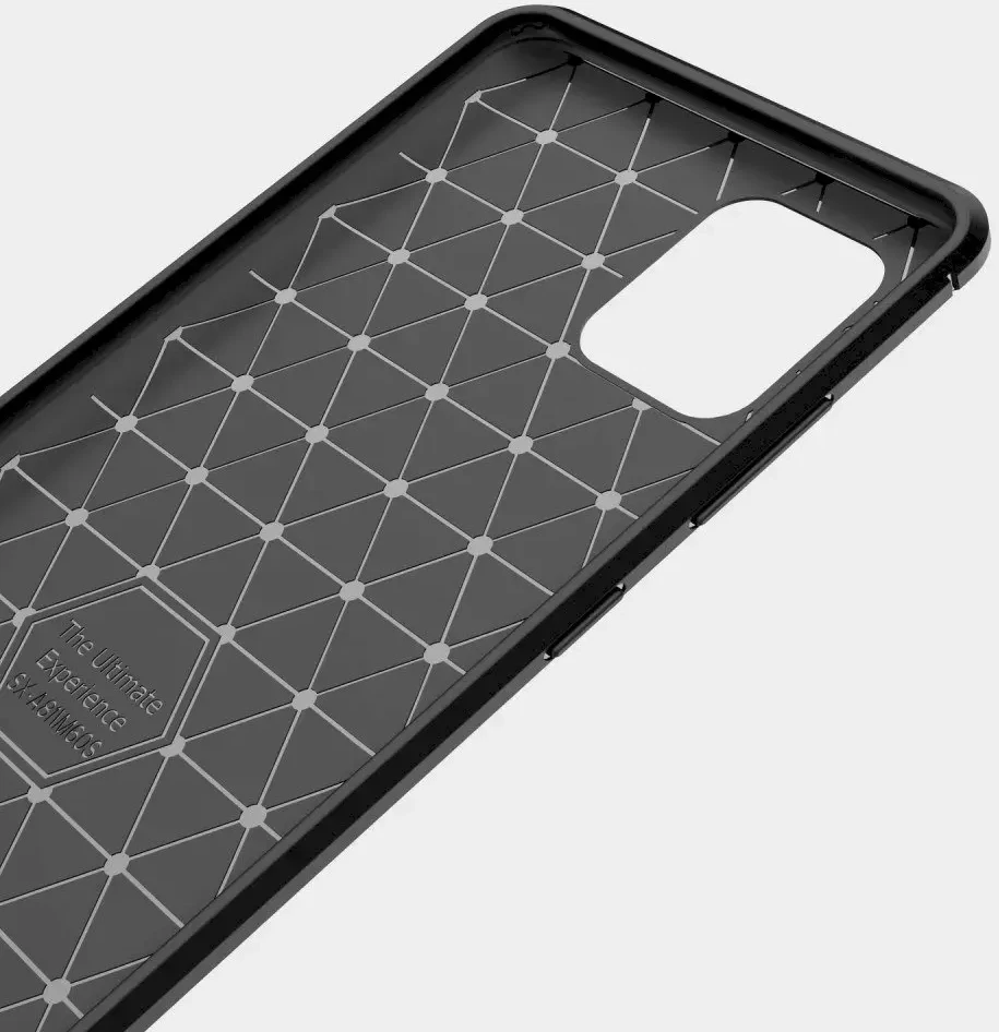 Fusion Accessories Silikoninis dėklas Fusion Trust Back, skirtas Samsung A217 Galaxy A21s Juodas