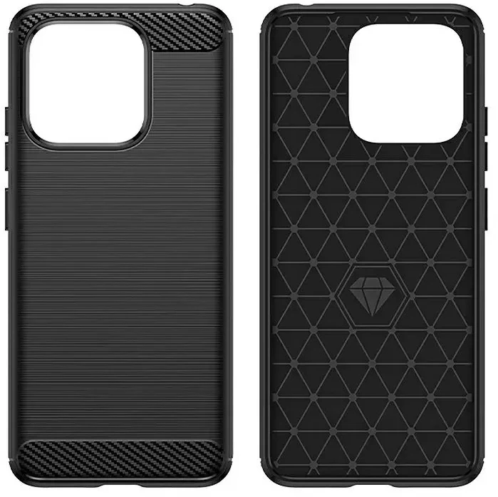 „Fusion Accessories“ „Fusion Trust Back“ silikoninis dėklas, skirtas „Xiaomi 14 Pro“ juodas