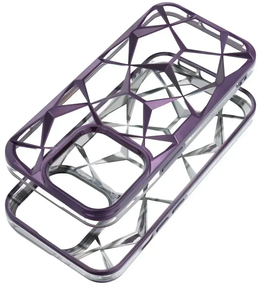 Fusion Accessories Fusion Twinkli telefono dėklas, skirtas iPhone 16, violetinis