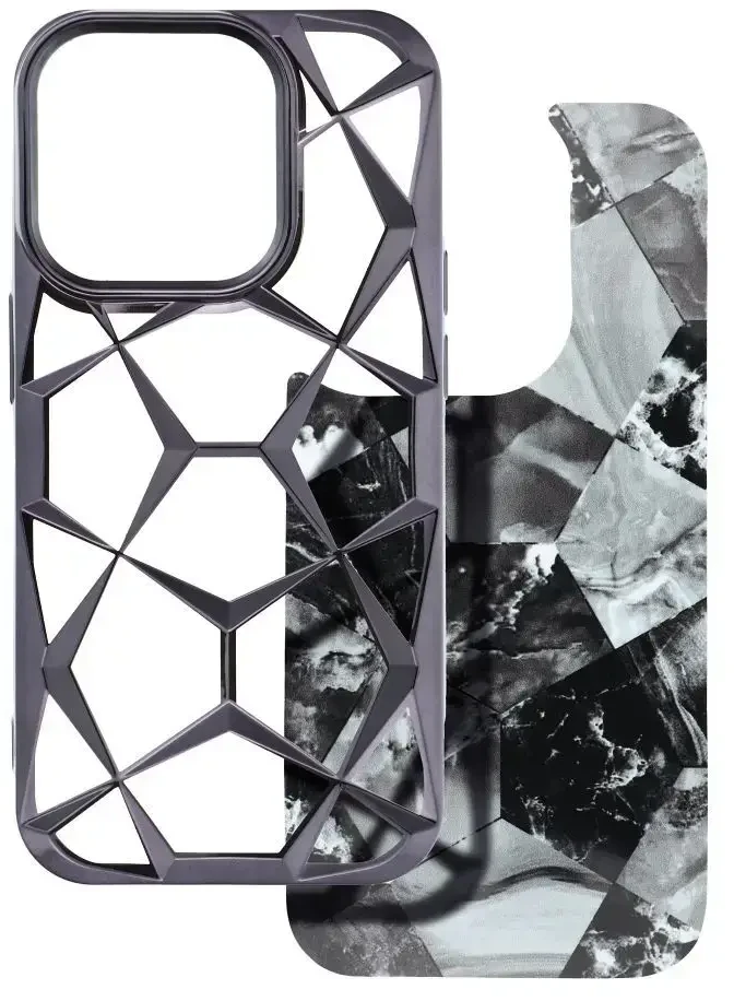 „Fusion Accessories“ „Fusion Twinkli“ telefono dėklas, skirtas „iPhone 16“, juodas