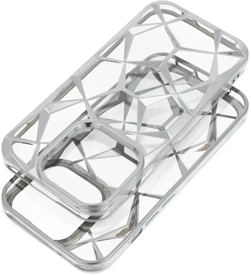 „Fusion Accessories“ „Fusion Twinki“ telefono dėklas, skirtas „iPhone 16“ sidabrinis