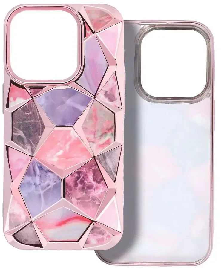 „Fusion Accessories“ „Fusion Twinkli“ telefono dėklas, skirtas „iPhone 16 Pro“, rožinis