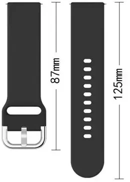 „Fusion Accessories“ 22/46 mm pilkas TYS dirželis