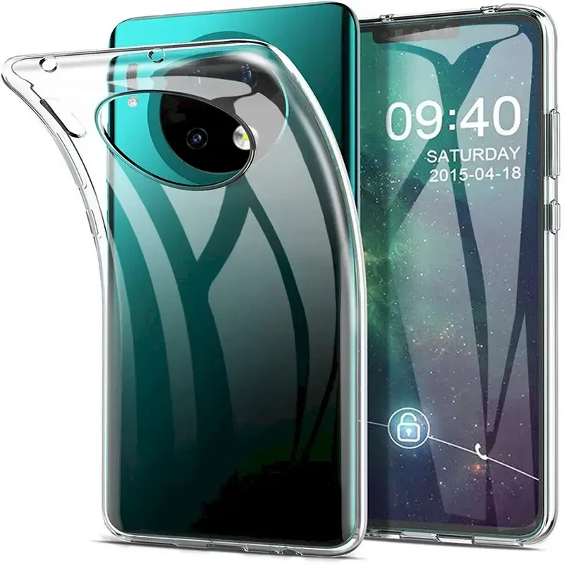 Fusion Accessories Fusion ultra 0,3 mm apsauginis silikoninis dėklas skirtas Huawei Mate 40 Lite skaidriam