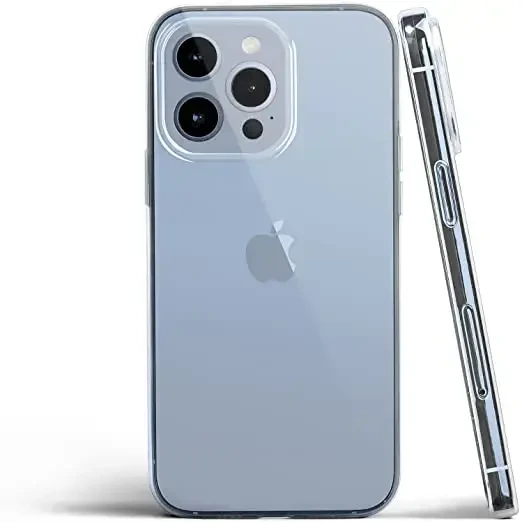 Fusion Accessories Fusion Ultra Back dėklas 2 mm apsauginis silikoninis dėklas skirtas Apple iPhone 13 Pro Max skaidriam