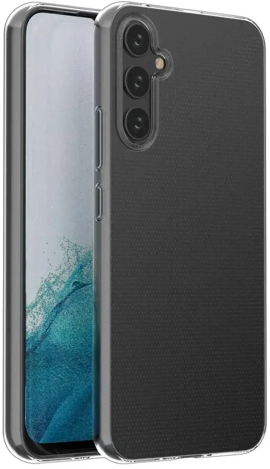 Fusion Accessories Fusion Ultra galinis dėklas 1 mm apsauginis silikoninis dėklas skirtas Samsung A346 Galaxy A34 5G skaidriam