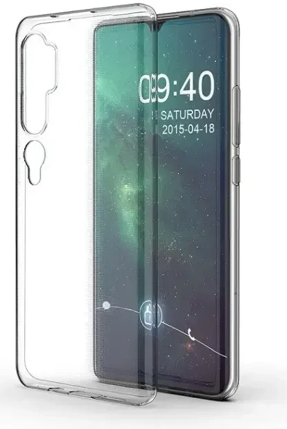 Fusion Accessories Fusion Ultra galinis dėklas 0,3 mm apsauginis silikoninis dėklas, skirtas Xiaomi Mi Note 10 Pro | Mi Note 10 skaidrus