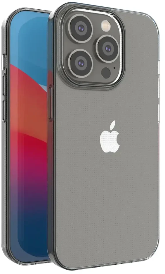 Fusion Accessories Fusion Ultra galinis dėklas 1 mm apsauginis silikoninis dėklas skirtas Apple iPhone 14 skaidrus