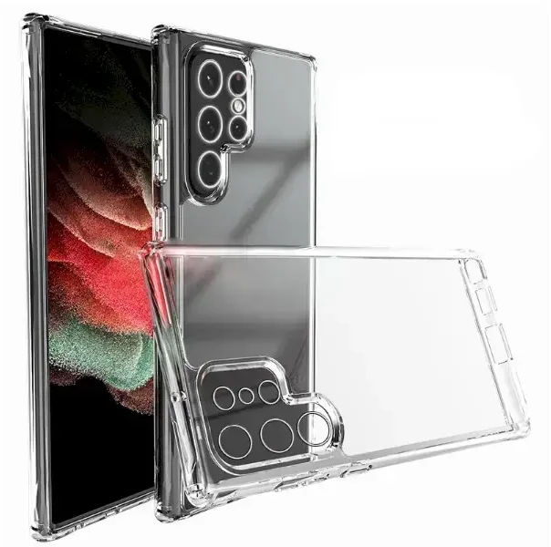Fusion Accessories Fusion Ultra galinis dėklas 1 mm apsauginis silikoninis dėklas skirtas Samsung S906 Galaxy S22 Plus + skaidrus