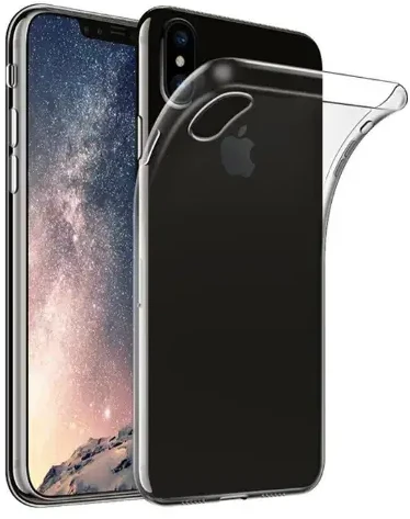 Fusion Accessories Fusion Ultra Back dėklas 1 mm apsauginis silikoninis dėklas, skirtas Apple iPhone XS Max skaidriam