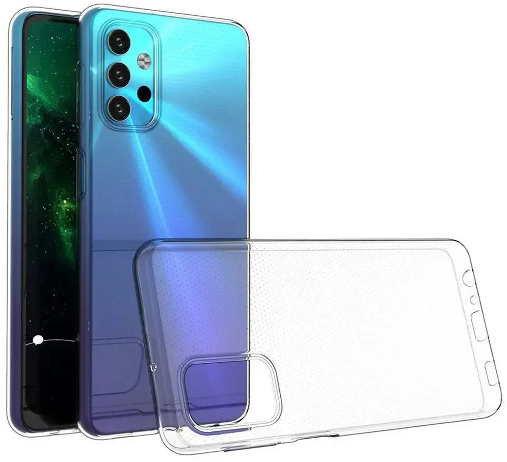 Fusion Accessories Fusion Ultra galinis dėklas 2 mm apsauginis silikoninis dėklas skirtas Samsung A325 Galaxy A32 4G skaidrus
