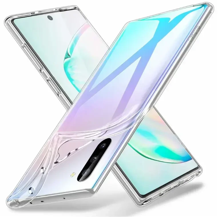 Fusion Accessories Fusion Ultra galinis dėklas 0,3 mm apsauginis silikoninis dėklas, skirtas Samsung N970 Galaxy Note 10 skaidriam