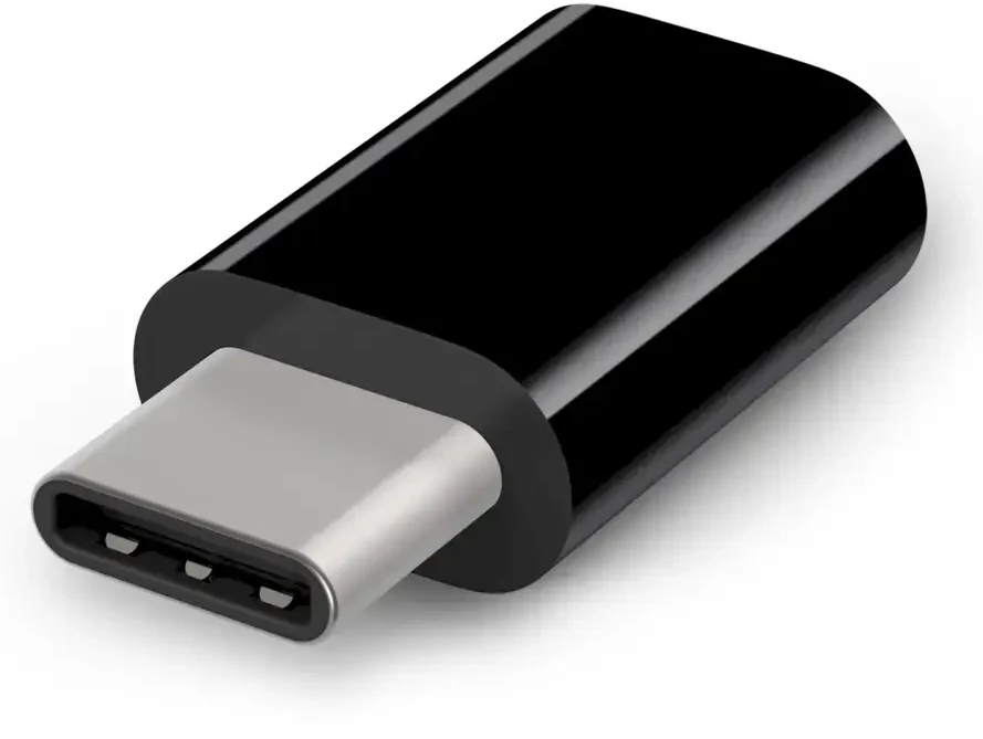 Fusion Accessories Fusion Priedai Fusion universalus adapteris Mikro USB prie USB Type-C (USB-C) jungtis Juodas
