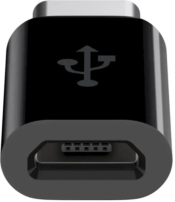 Fusion Accessories Fusion Priedai Fusion universalus adapteris Mikro USB prie USB Type-C (USB-C) jungtis Juodas