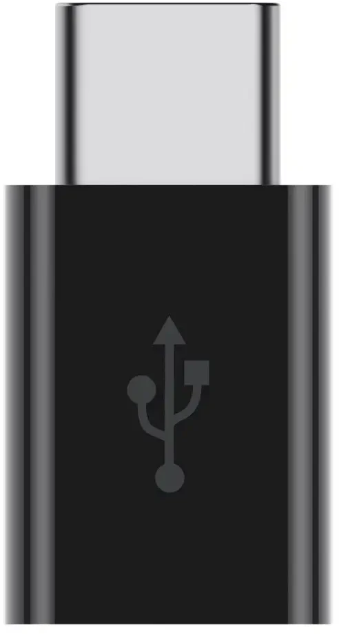 Fusion Accessories Fusion Priedai Fusion universalus adapteris Mikro USB prie USB Type-C (USB-C) jungtis Juodas