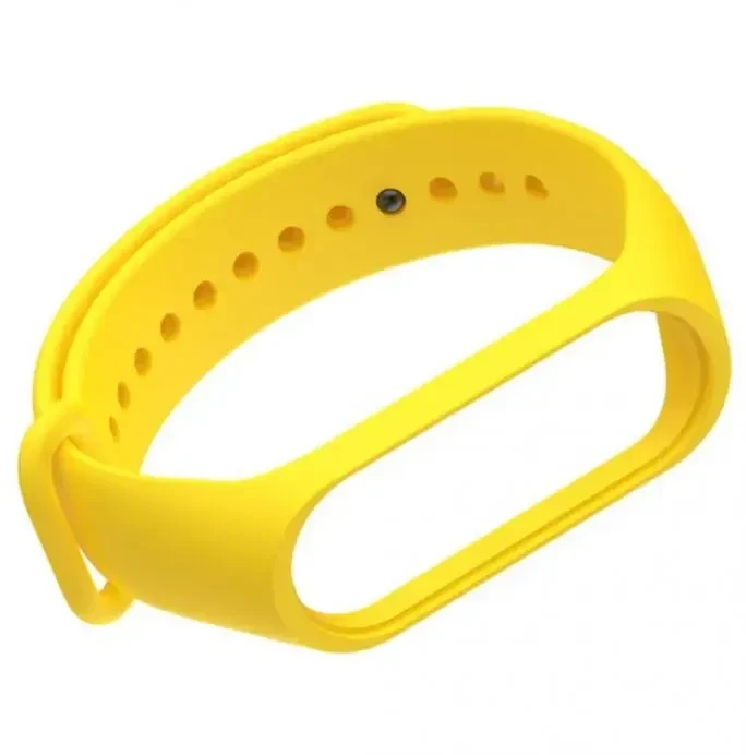 „Fusion Accessories“ banguotas išmaniojo laikrodžio dirželis, skirtas „Xiaomi Mi Band 3/4“ | Silikonas | geltonas