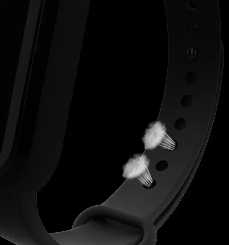 „Fusion Accessories Wave“ išmaniojo laikrodžio dirželis, skirtas „Xiaomi Mi Band 3/4/5/6“ | Silikonas | baltas