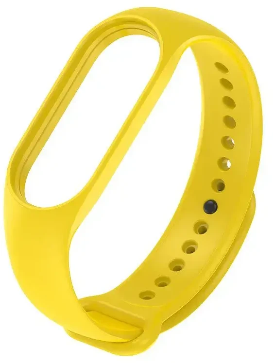„Fusion Accessories“ banguotas išmaniojo laikrodžio dirželis, skirtas „Xiaomi Mi Band 3/4“ | Silikonas | geltonas