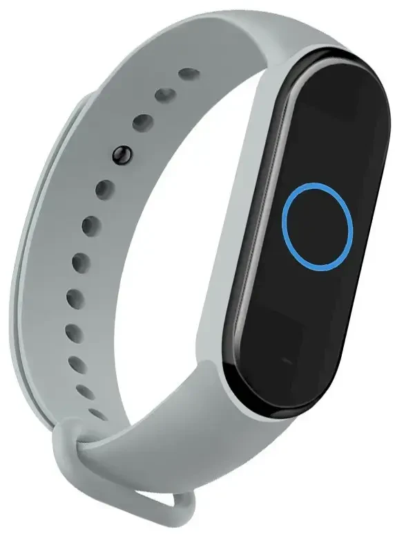 Išmaniosios apyrankės Xiaomi Mi Band 3/4 dirželis, Pilkos spalvos