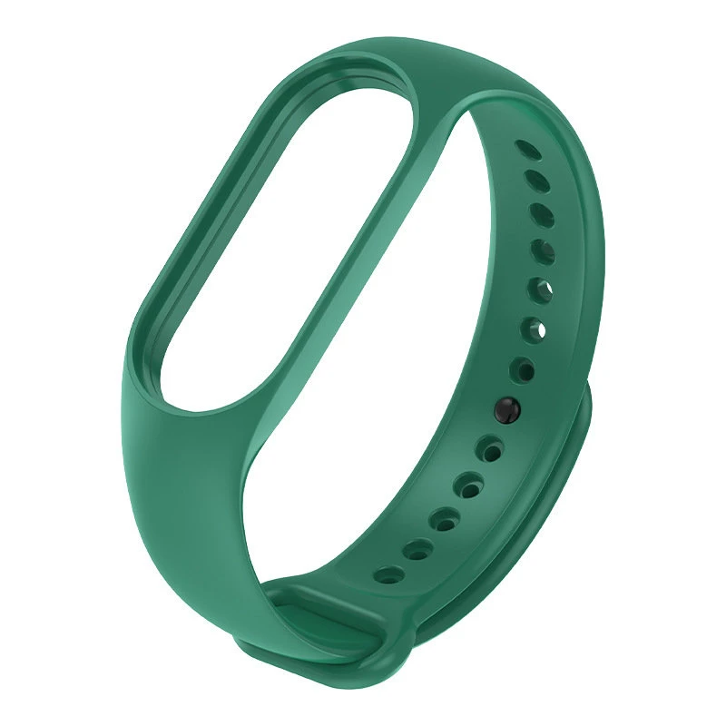 Fusion Wave laikrodžio išmaniosios apyrankės silikoninis dirželis skirtas Xiaomi Mi Band 7, Žalios spalvos aprašymas - Prekės nuotrauka