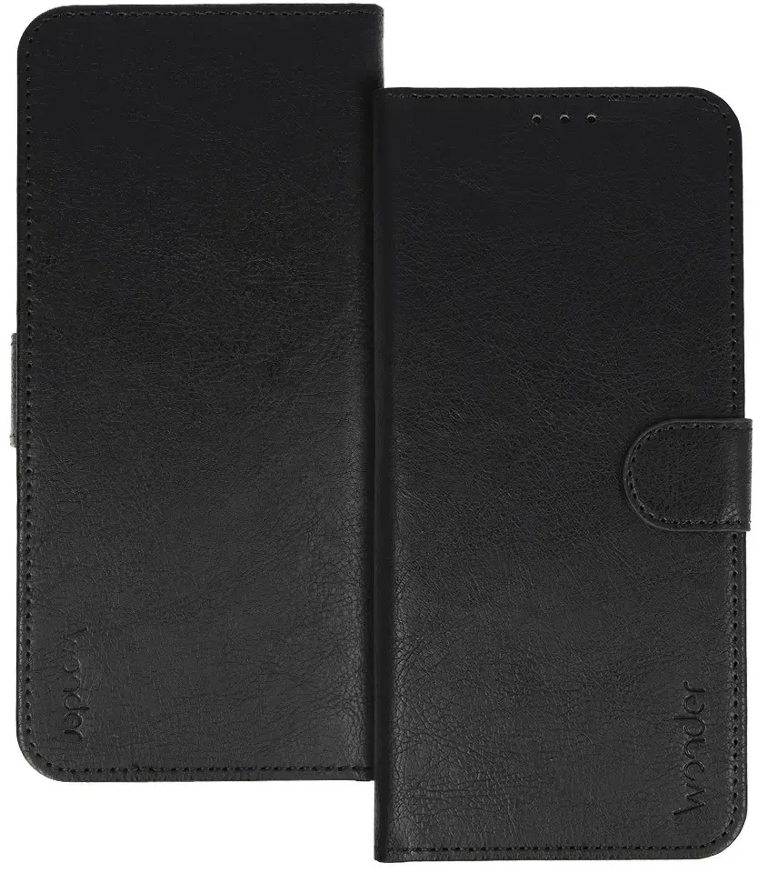Fusion Accessories Universalus „Fusion Wonder“ piniginės formos telefono dėklas, skirtas „Samsung Galaxy S21“, „S10“, „Note“, „Note 2“ ir „Note 3“.